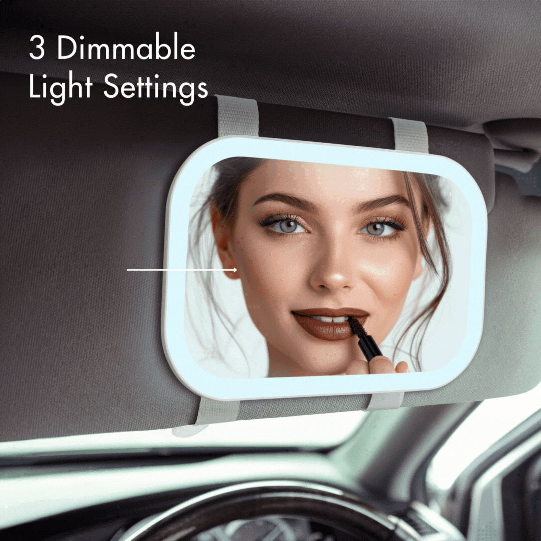 Juni 2 Lighted Car Visor Mirror